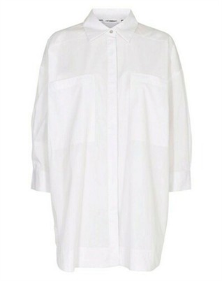 Cotton Crisp Pocket Skjorte 